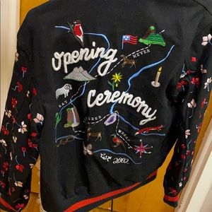 Opening Ceremony wool varsity jkt